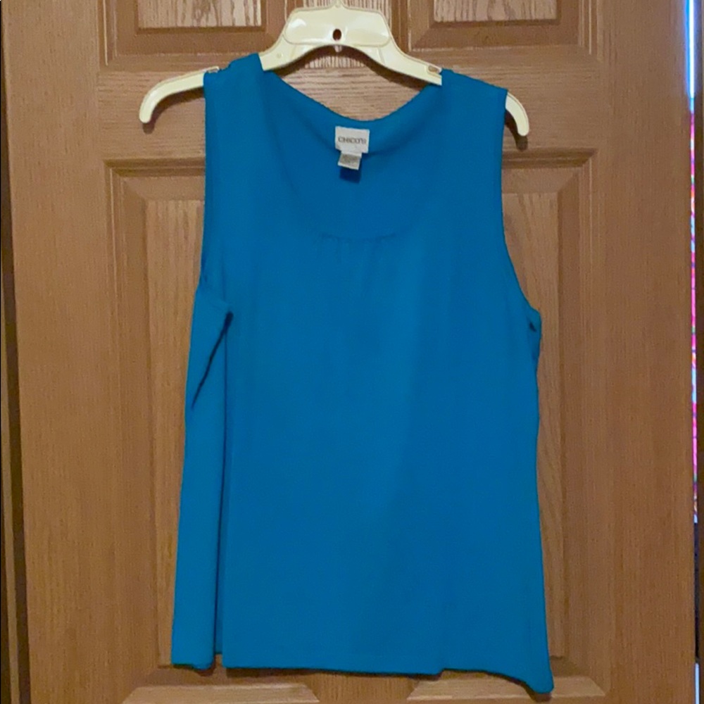 Chico’s women’s size 3 dressy sleeveless blouse